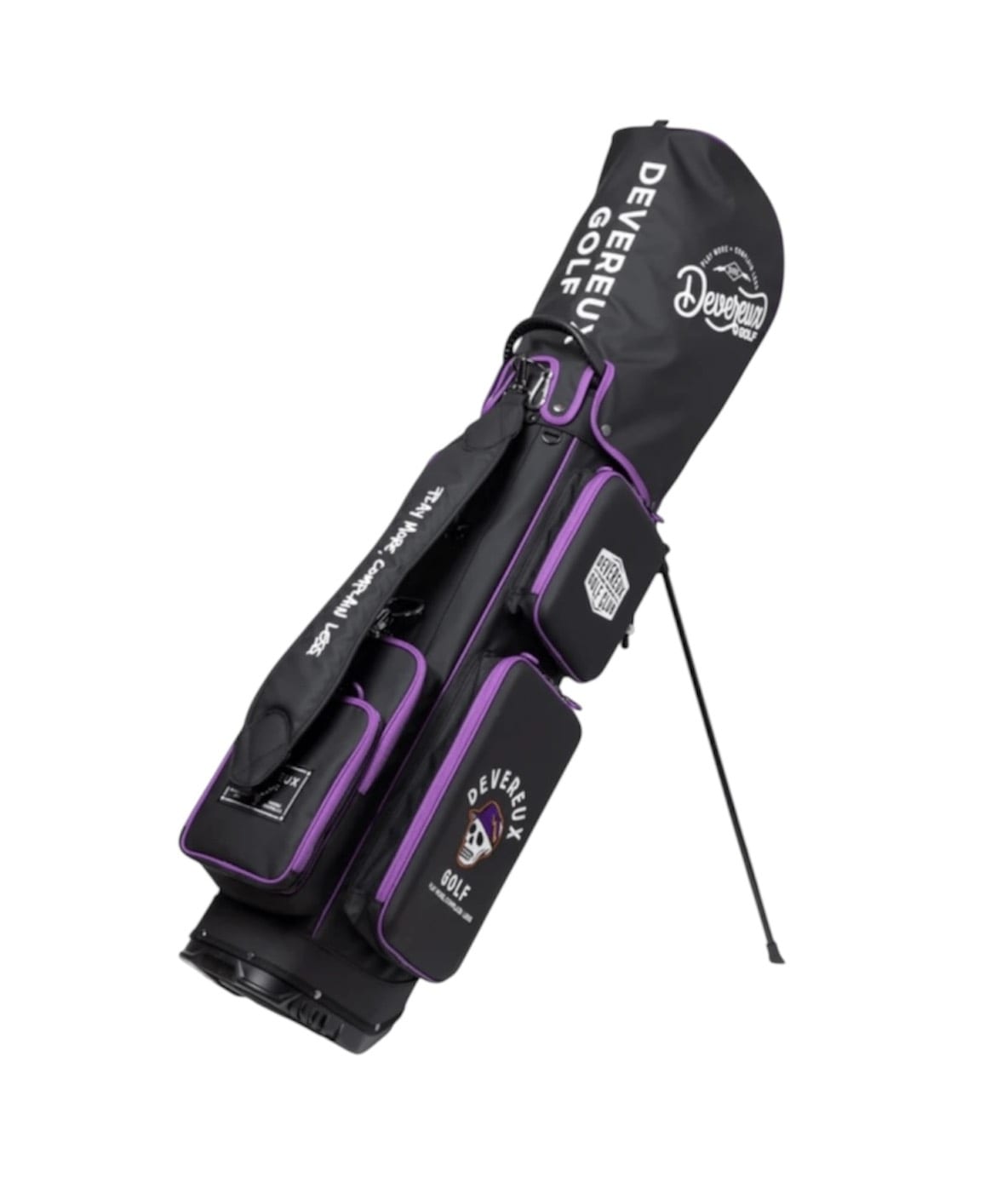 定価7.6万 DEVEREUX GOLF モノグラム ダウンJK S MM DEVEREUX GOLF / DVG DEEP side POCKET CB / 075762810-BLACK