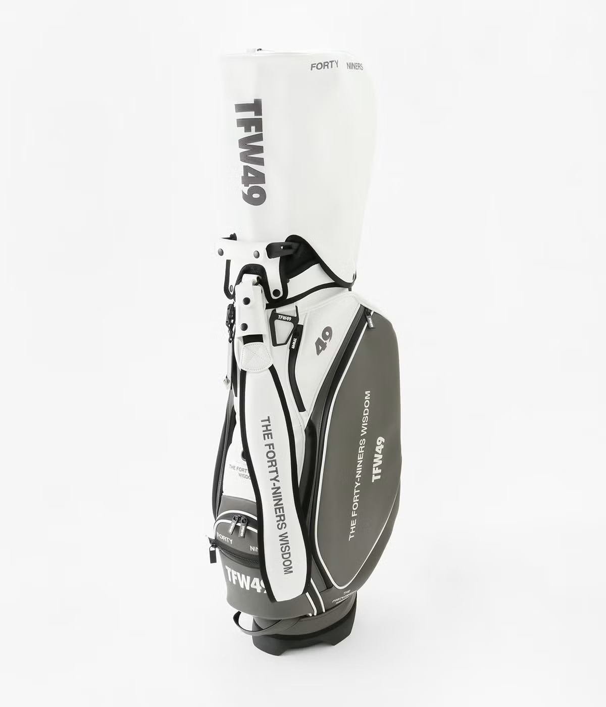 TFW49 / T132610004 / LEATER CADDIE BAG / WHTxGREY | BRAND,TFW49