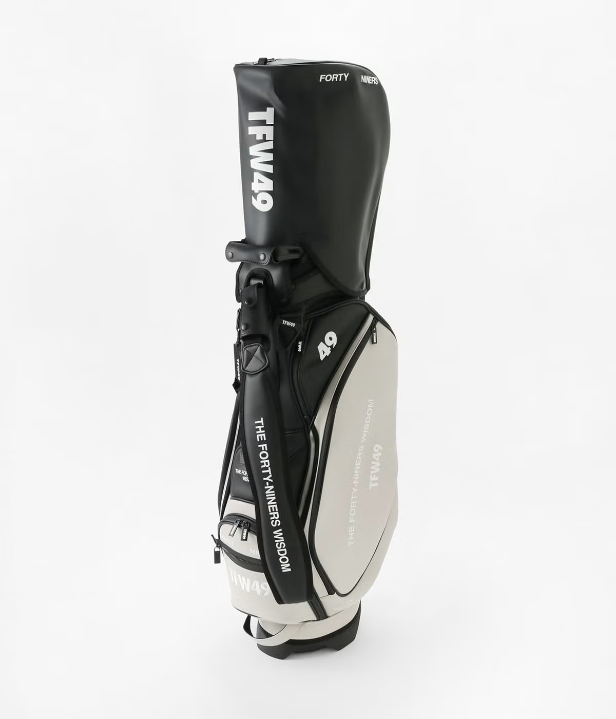 TFW49 / T132610004 / LEATER CADDIE BAG / BLKxGREIGE | BRAND,TFW49