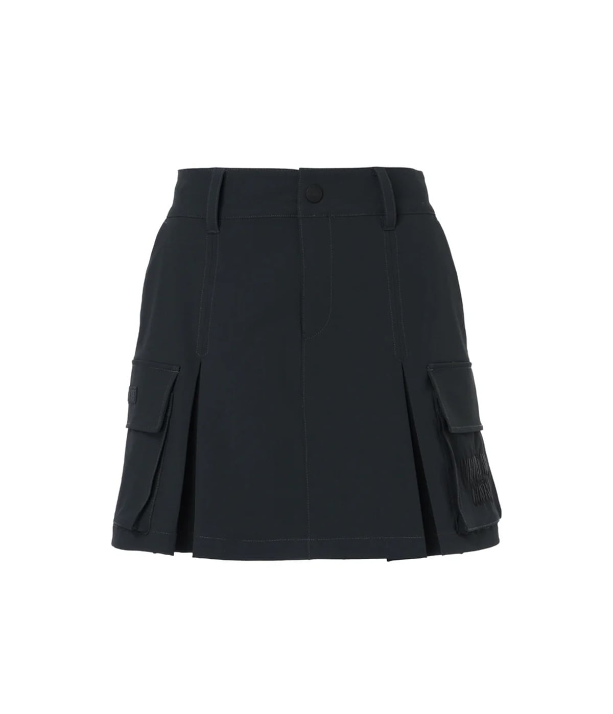 WAAC / 072262395 / 2WAYストレッチ カーゴスカート / WOMENS-BLACK
