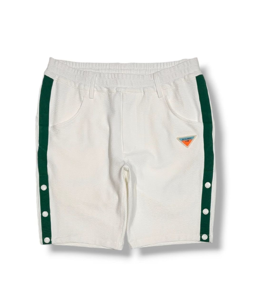 DECEMBERMAY /1-605-2129/Newport seersucker shorts-WHITE | BRAND