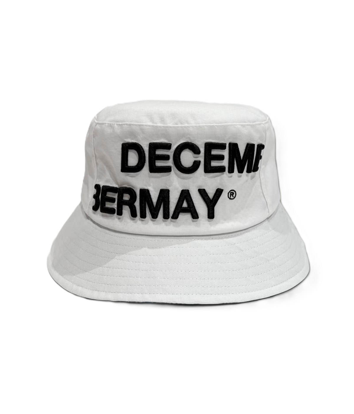 DECEMBERMAY / 3-999-5322 / water repellent bucket hat -WHITE
