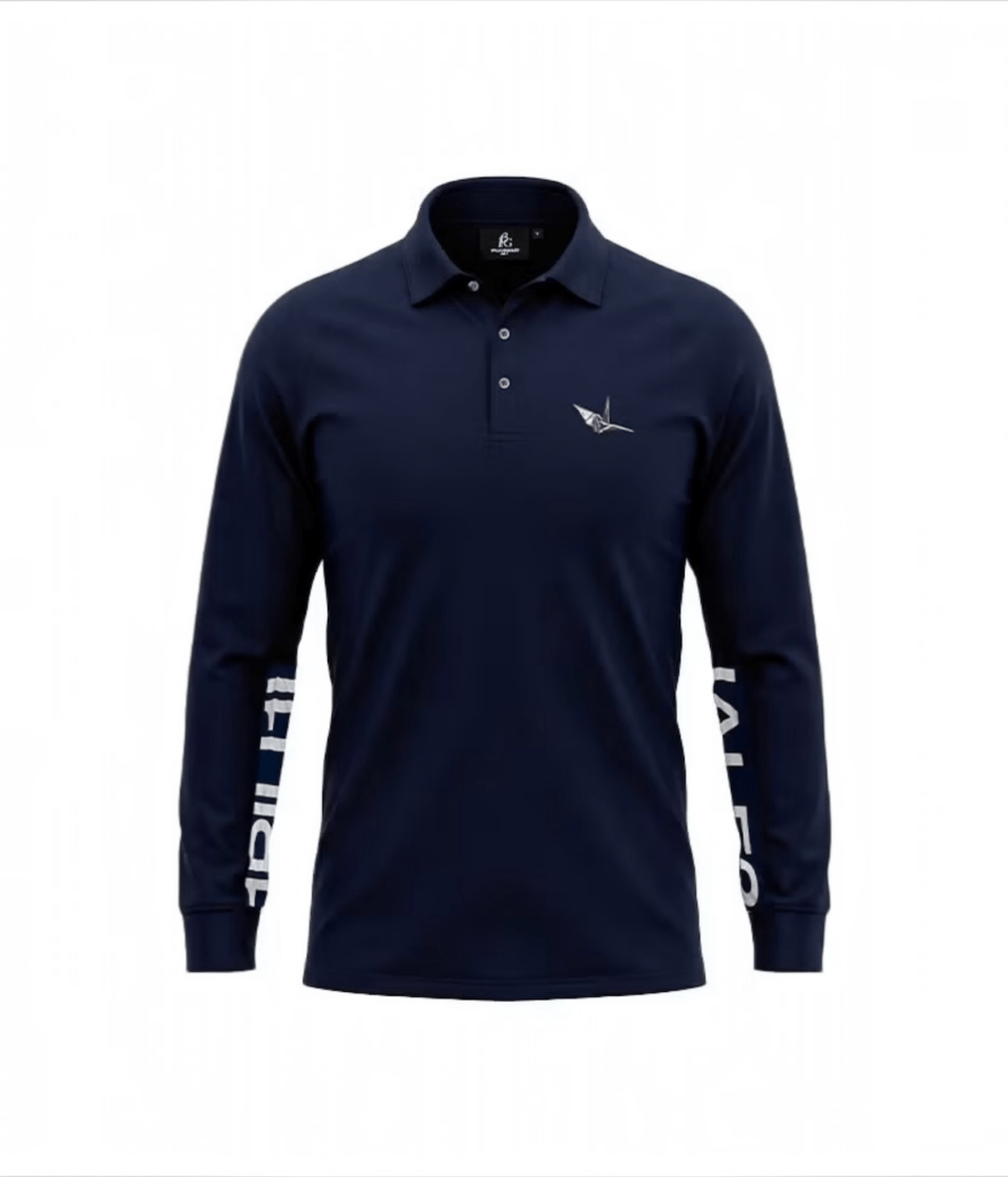 1PIU1UGUALE3 GOLF / GRT292-GNU027/ 113 GOLF L/S POLO SLEEVE LOGO