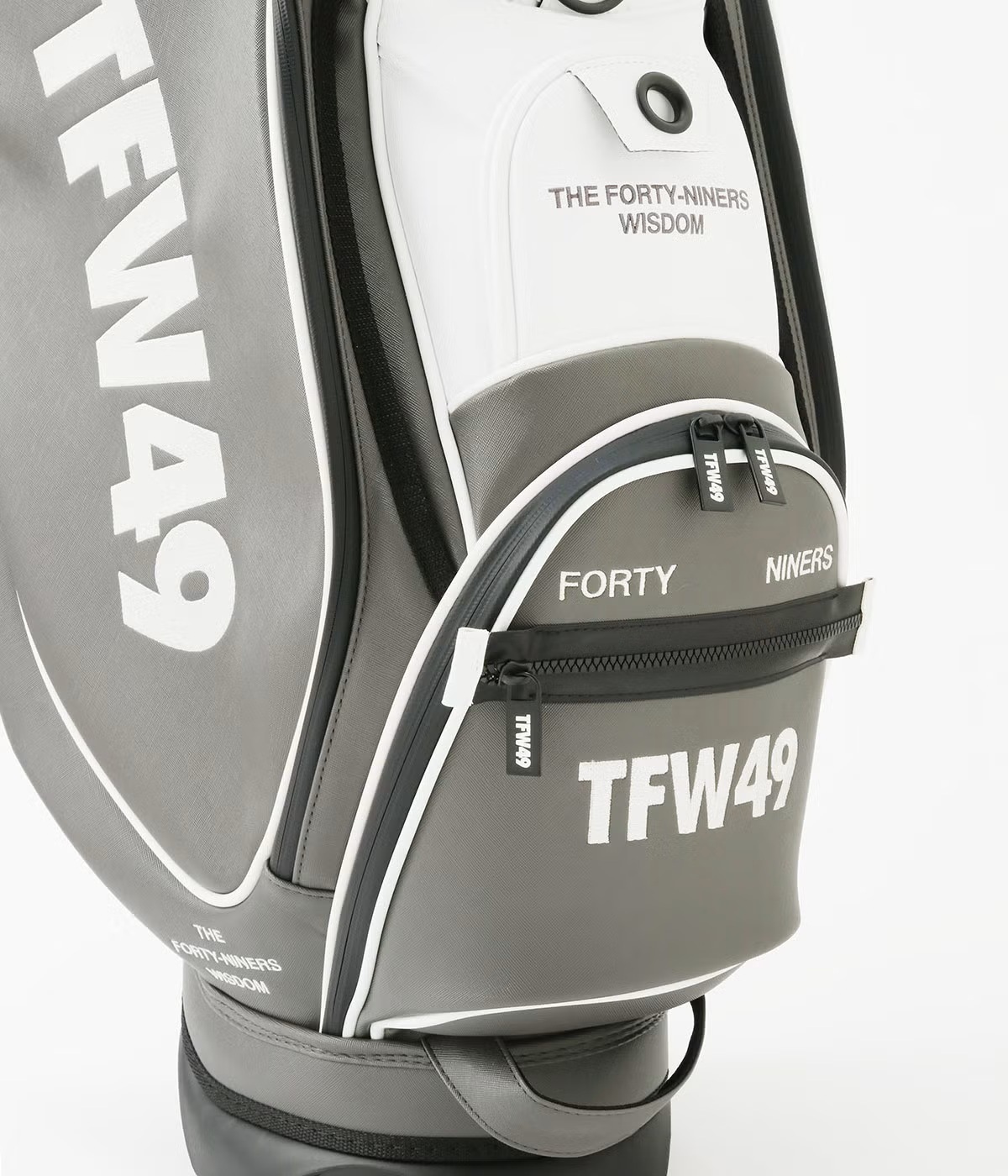TFW49 / T132610004 / LEATER CADDIE BAG / WHTxGREY | BRAND,TFW49
