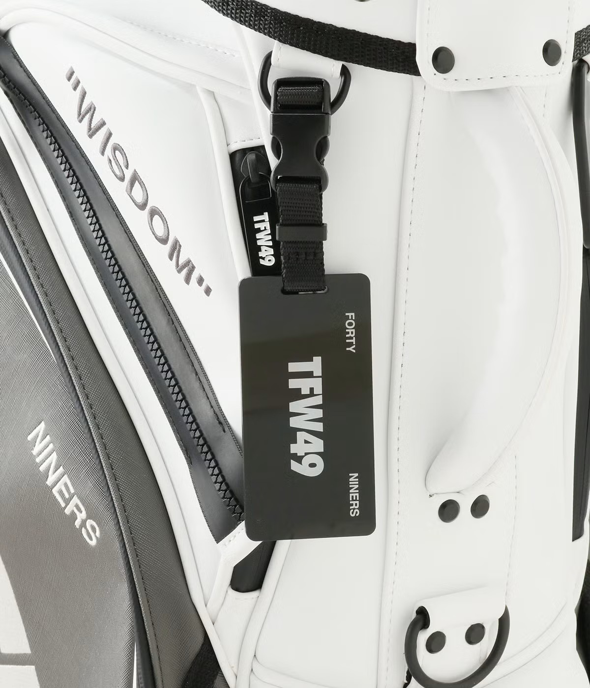 TFW49 / T132610004 / LEATER CADDIE BAG / WHTxGREY | BRAND,TFW49