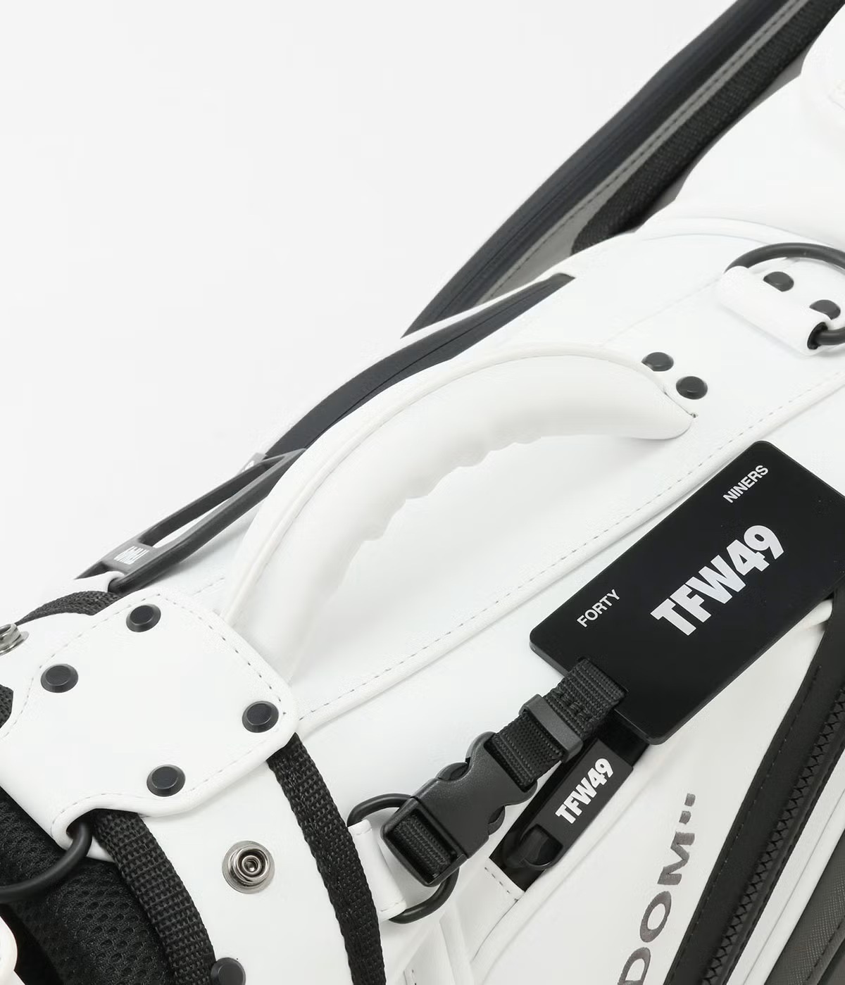 TFW49 / T132610004 / LEATER CADDIE BAG / WHTxGREY | BRAND,TFW49