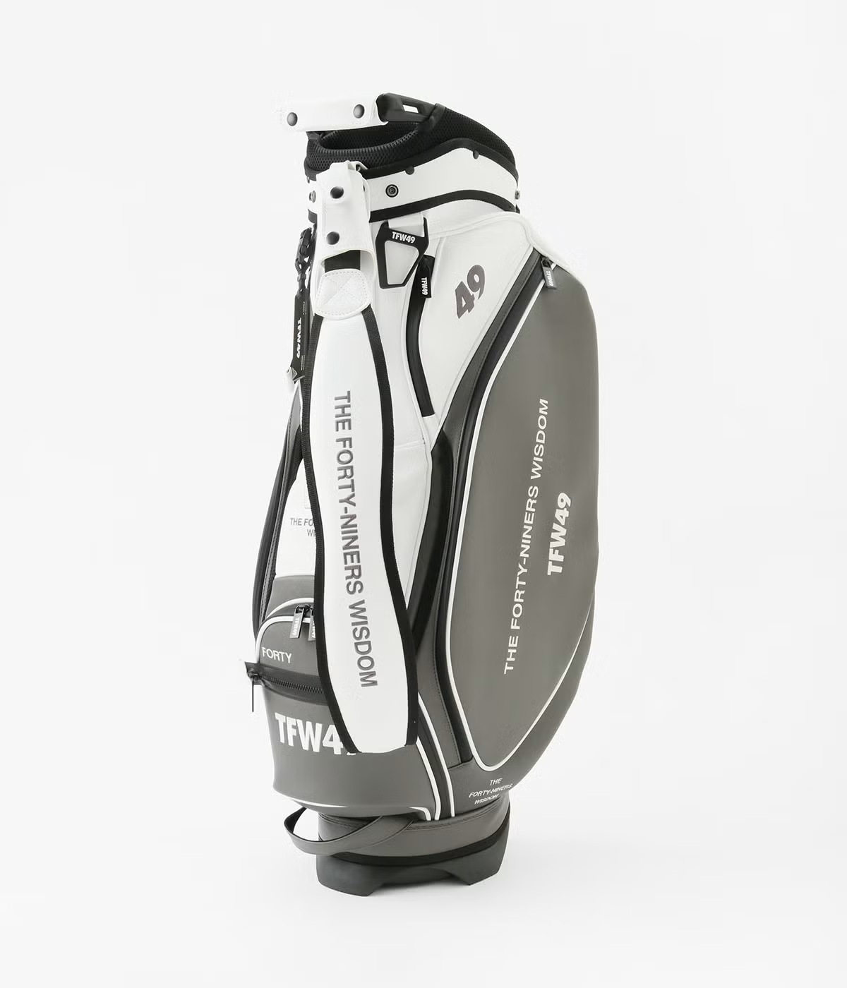 TFW49 / T132610004 / LEATER CADDIE BAG / WHTxGREY | BRAND,TFW49