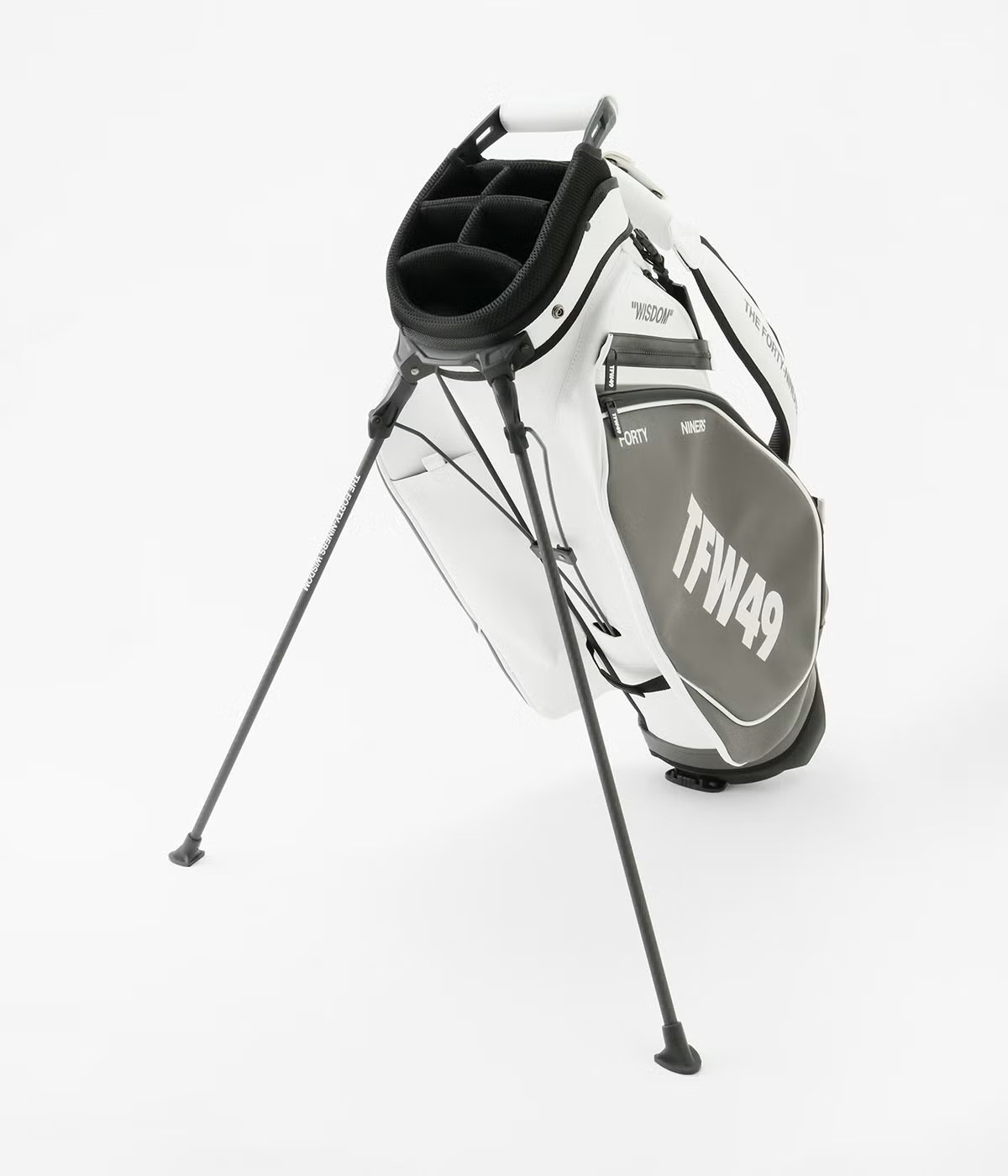 TFW49 / T132610004 / LEATER CADDIE BAG / WHTxGREY | BRAND,TFW49