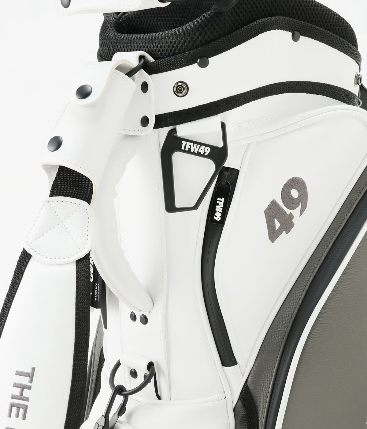 TFW49 / T132610004 / LEATER CADDIE BAG / WHTxGREY | BRAND,TFW49