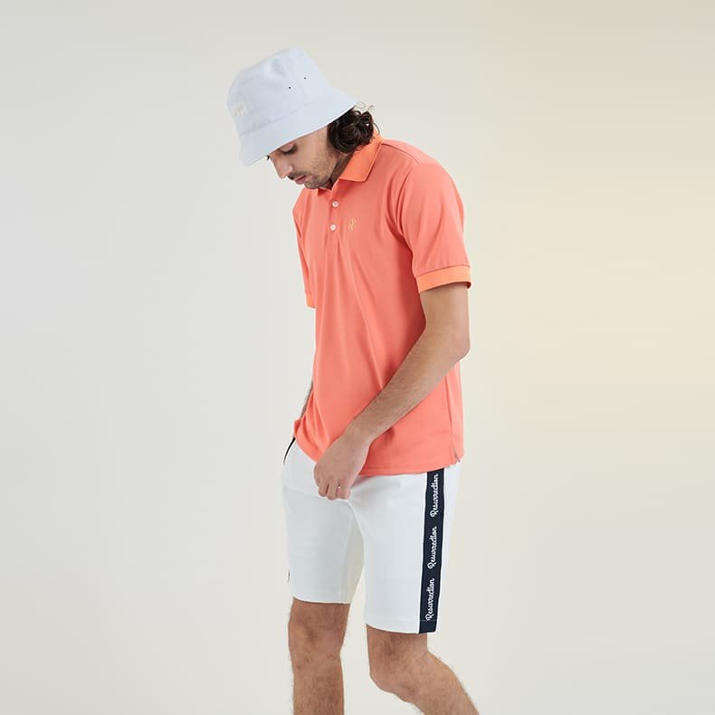 Resurrection . メンズ サイドチェンジロゴショートパンツ / (WHITE