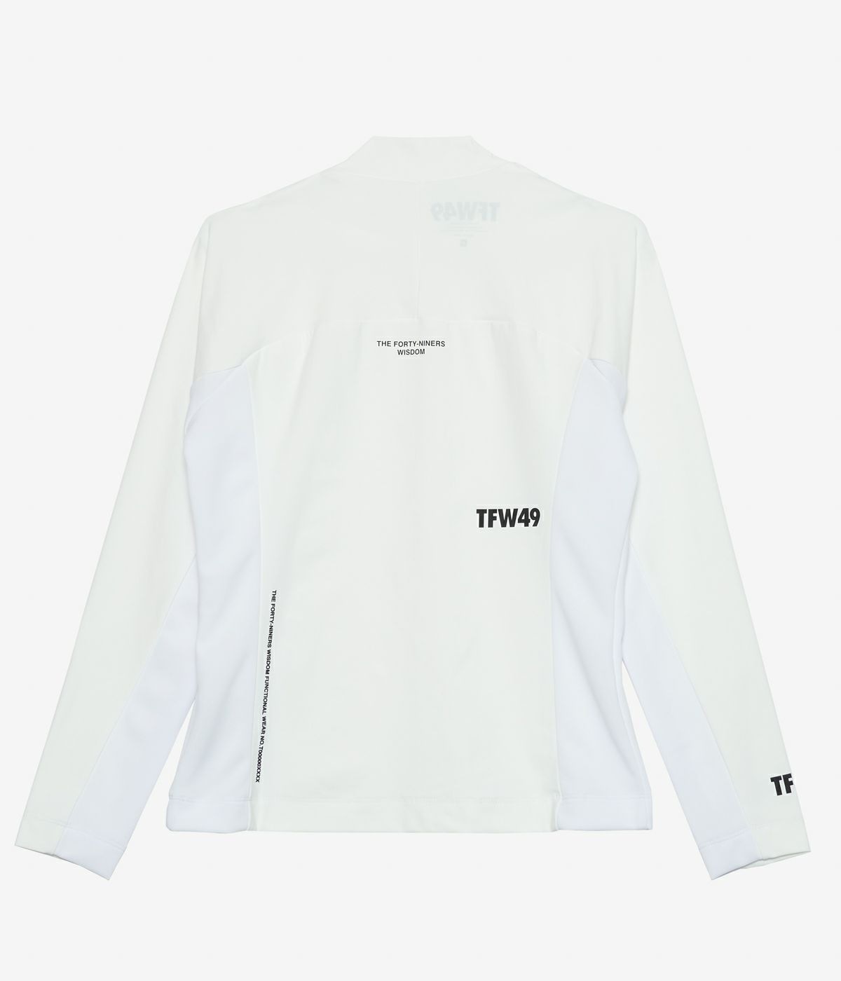 TFW49 / TL10252017 / SIDE MESH LONG SLEEVE MOCKNECK / WOMEN