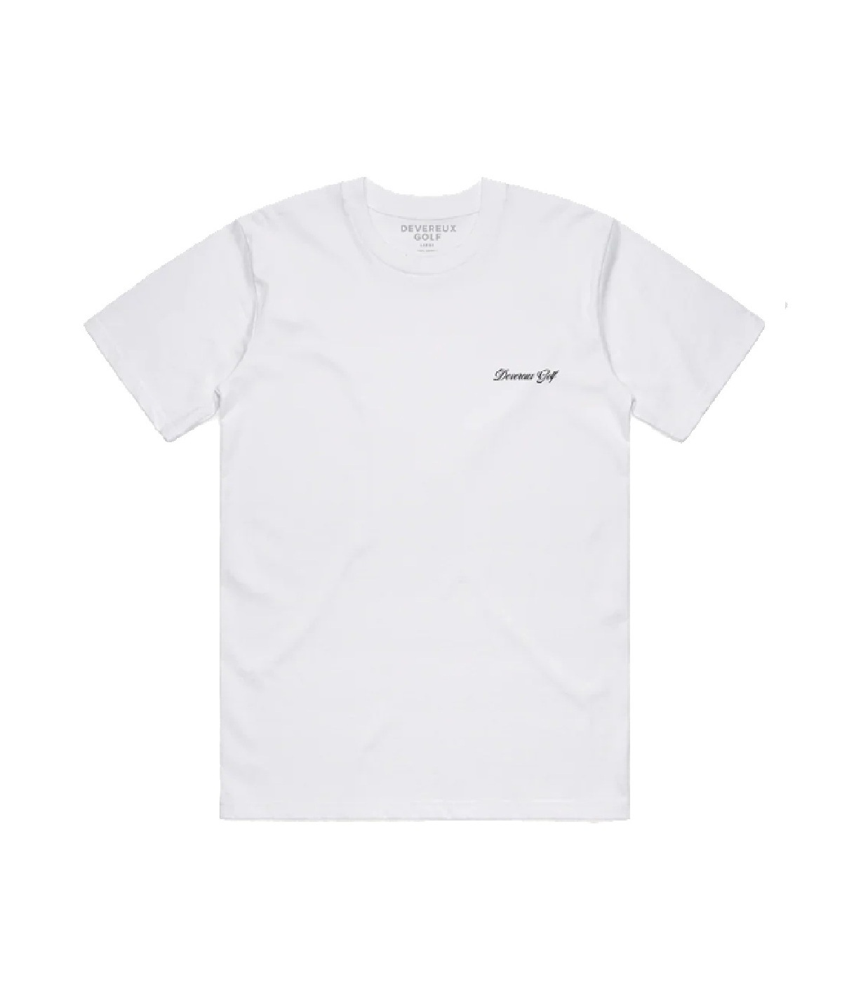 DEVEREUX GOLF / Script Skull Tee /075362001-WHITE | DEVEREUX GOLF