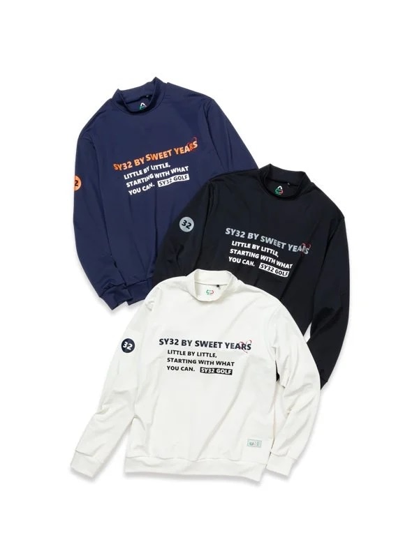 新品☆【SY32 GOLF】ストレッチSYGロゴモック 楽天市場】【SY32 GOLF】ストレッチSYGロゴモックネック 250707