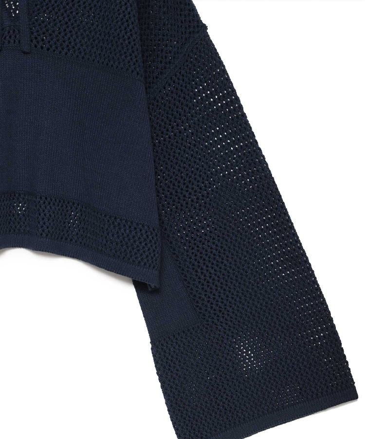 ファッション・ブランド Seagreen . SEE THROUGH MOSS STITCH KNIT TOPS . LSEA23S9607-K . WOMEN Seagreen . SEE THROUGH MOSS STITCH KNIT TOPS . LSEA23S9607-K
