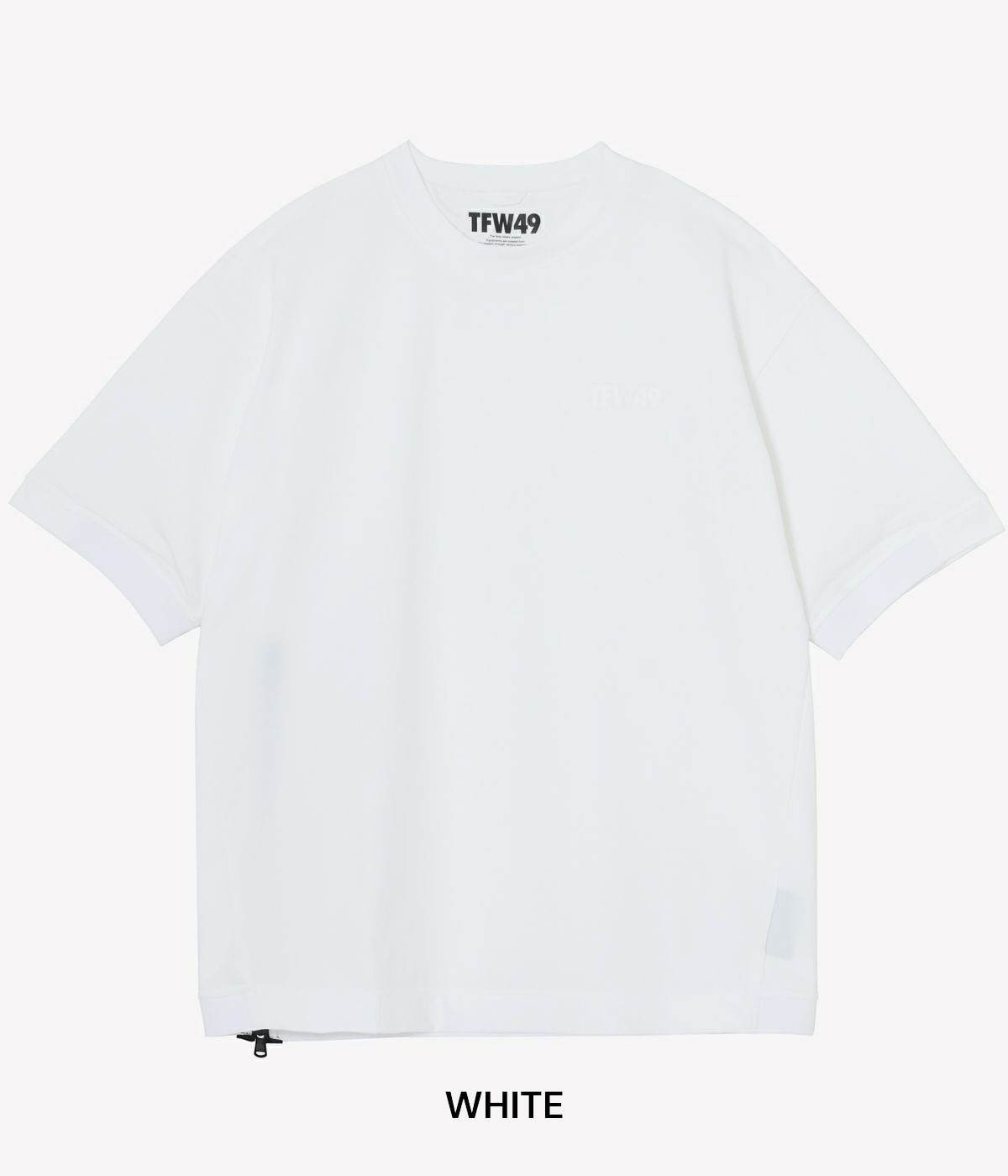 メンズウェア TFW49 HALF ZIP SWEAT S/S CREW LGREY L TFW49
