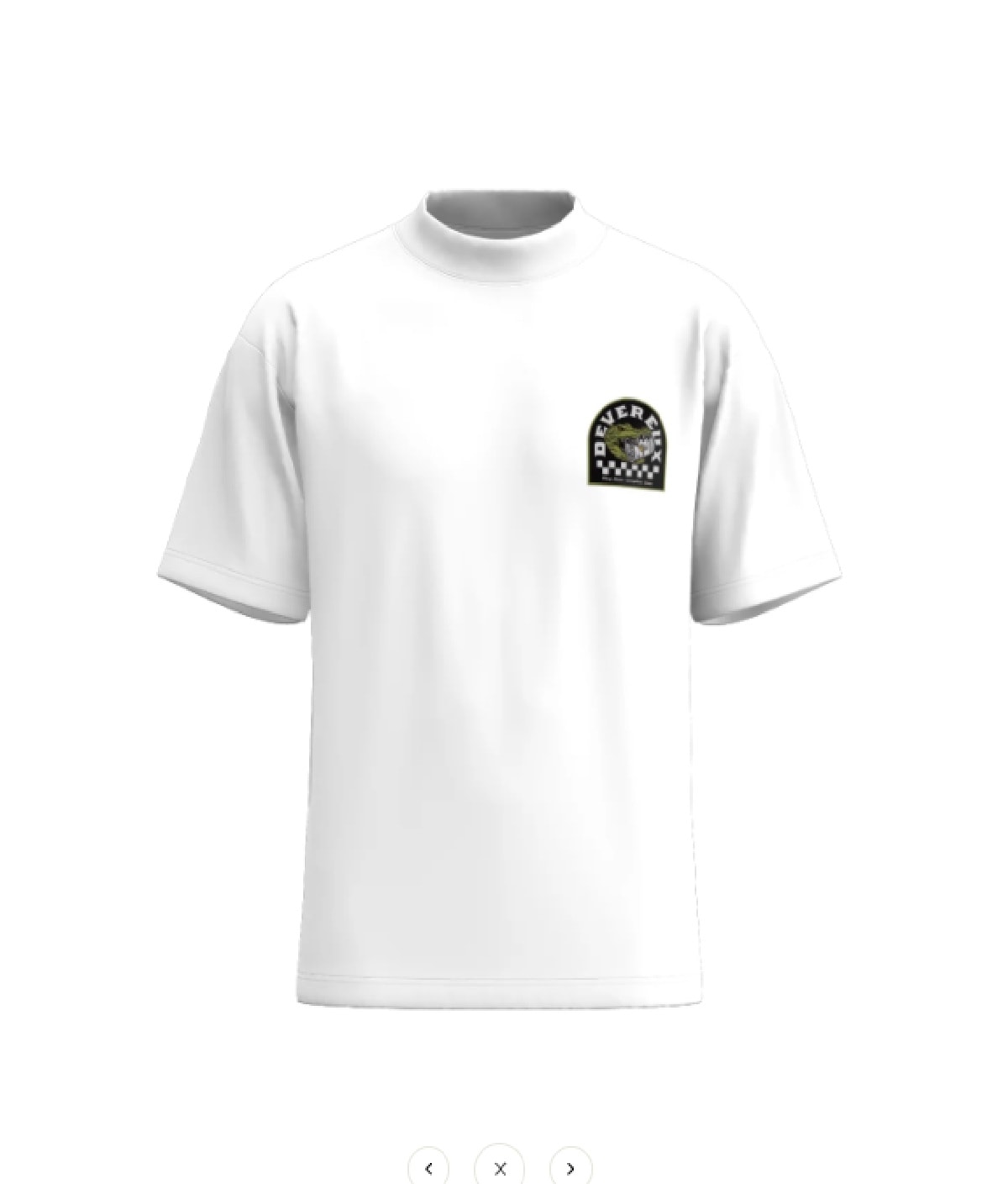 DEVEREUX GOLF / DVG CROCO MOCK NECK 075762022-WHITE | DEVEREUX
