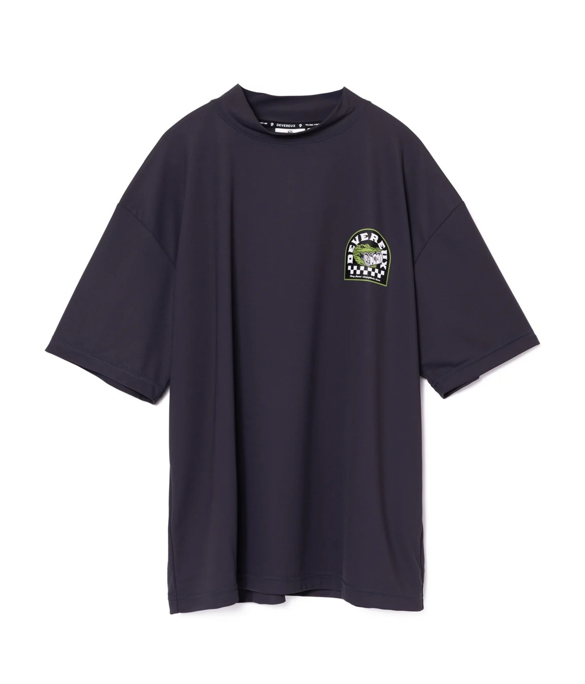DEVEREUX GOLF / DVG CROCO MOCK NECK 075762022-WHITE | DEVEREUX