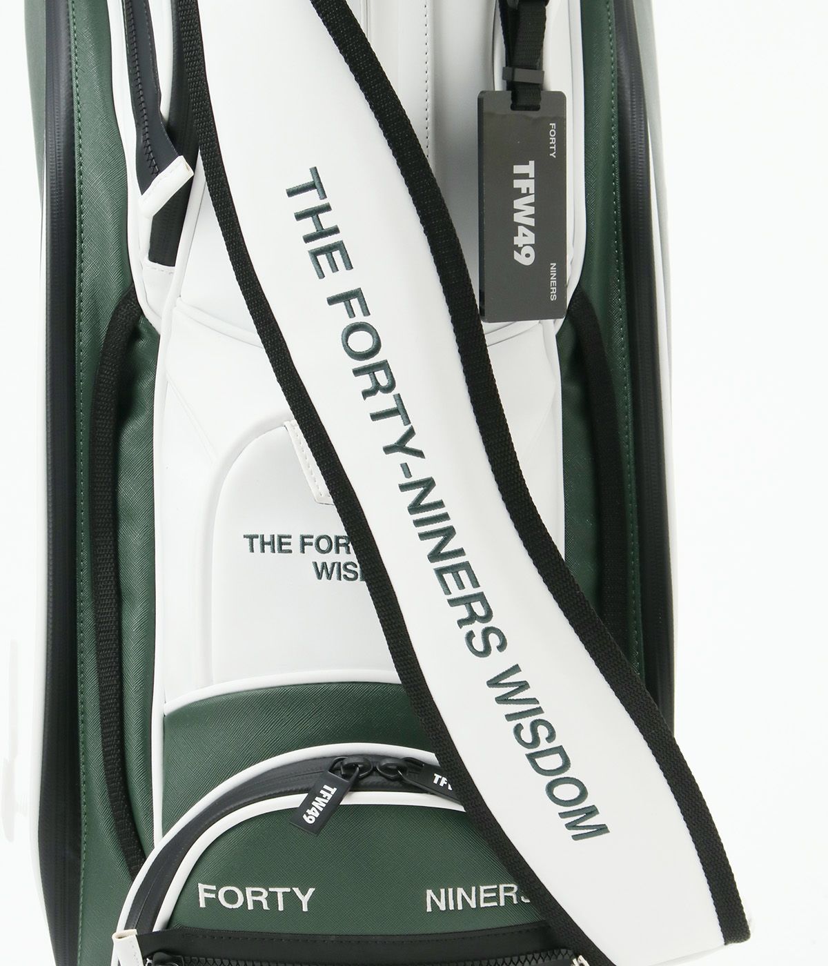 TFW49 / T132510009 / LEATER CADDIE BAG / L.GRYxWHT | BRAND,TFW49