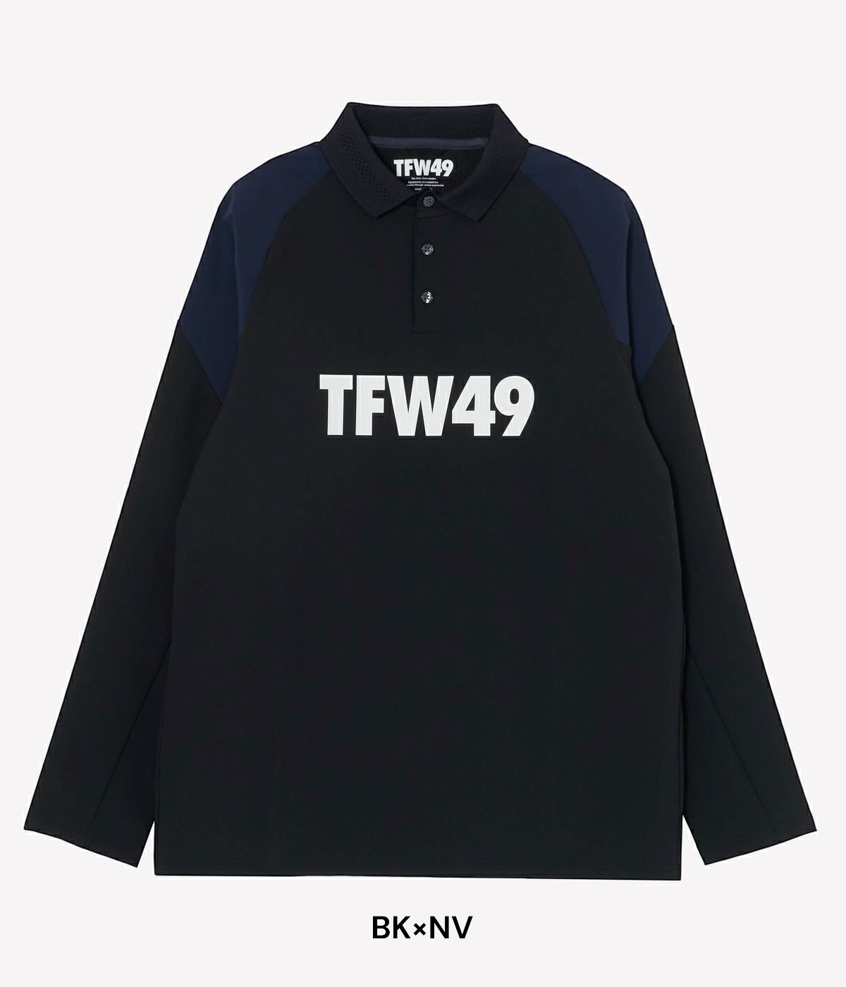 TFW49 長袖ポロシャツ 黒 TFW49 / T102420018 / LONG SLEEVE POLO (4色) | BRAND,TFW49