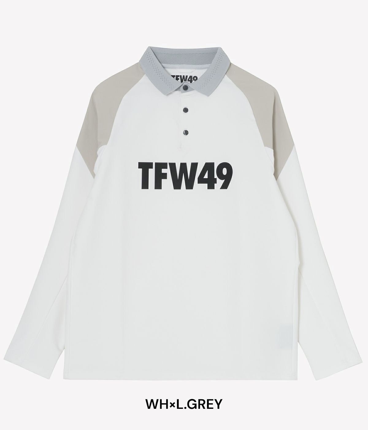 TFW49 長袖 ポロシャツ ホワイト XL TFW49 / T102420018 / LONG SLEEVE POLO (4色) | BRAND,TFW49