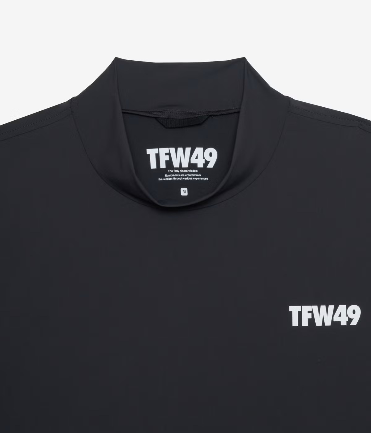 TFW49 / T102610034 / PUNCHED MESH HALF MOCKNECK T (3色) | BRAND