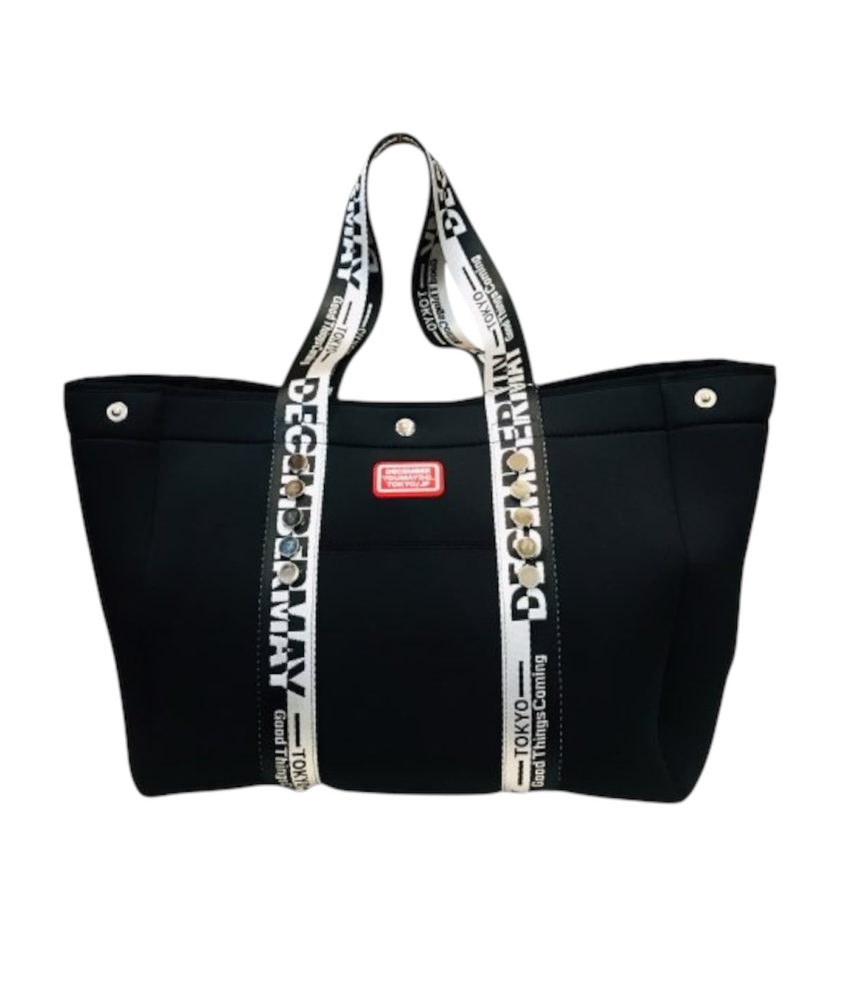 未使用　DECEMBERMAY 2WAY Neopren Big tote DECEMBERMAY /3-999-8504 New 2WAY Neopren Big tote / UNISEX | BRAND