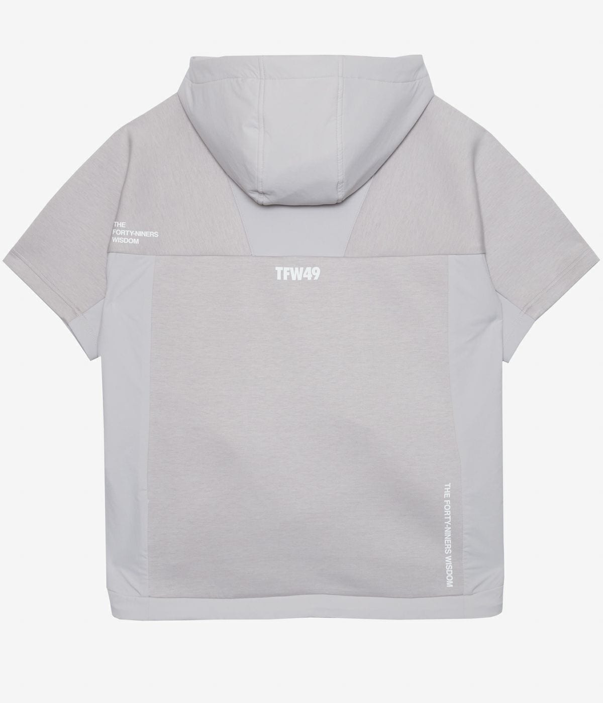TFW49 / T102520031 / CARDBOARD MATERIAL SHORT SLEEVE HOODIE