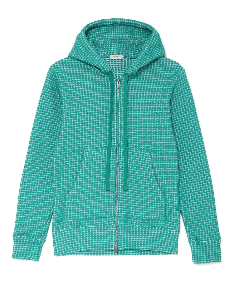 Seagreen . ONI WAFFLE HOODIE /MSEA23S0846-M . MEN | BRAND,Seagreen
