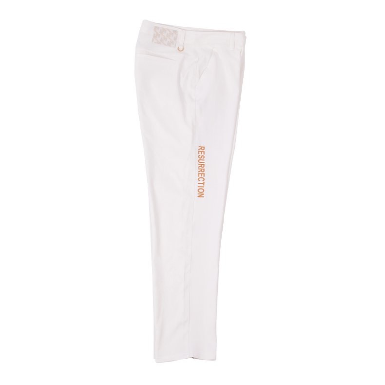 【新品】レザレクション　メンズ　ロングパンツ　白　Mサイズ メンズ GMラインロングパンツ ホワイト | Resurrection