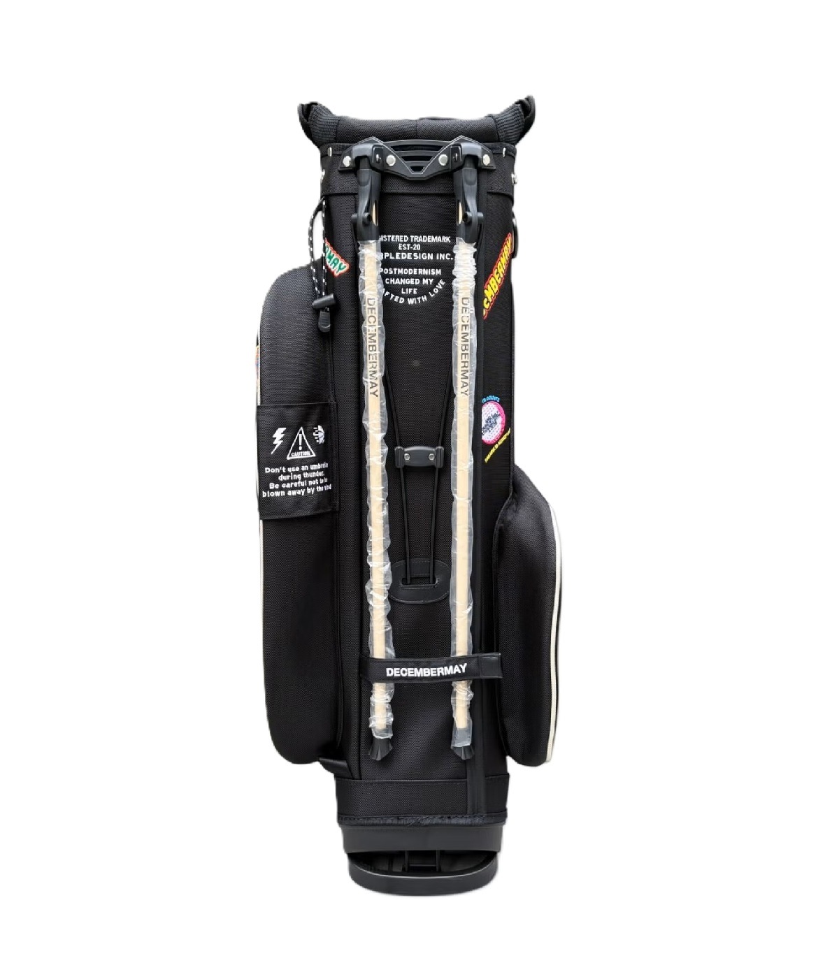 【新品未使用】DECEMBERMAY キャディバッグ　定価：19,800円 DECEMBERMAY / 3-999-8010-A /Embroidery Stand Caddy/BLACK | MEN
