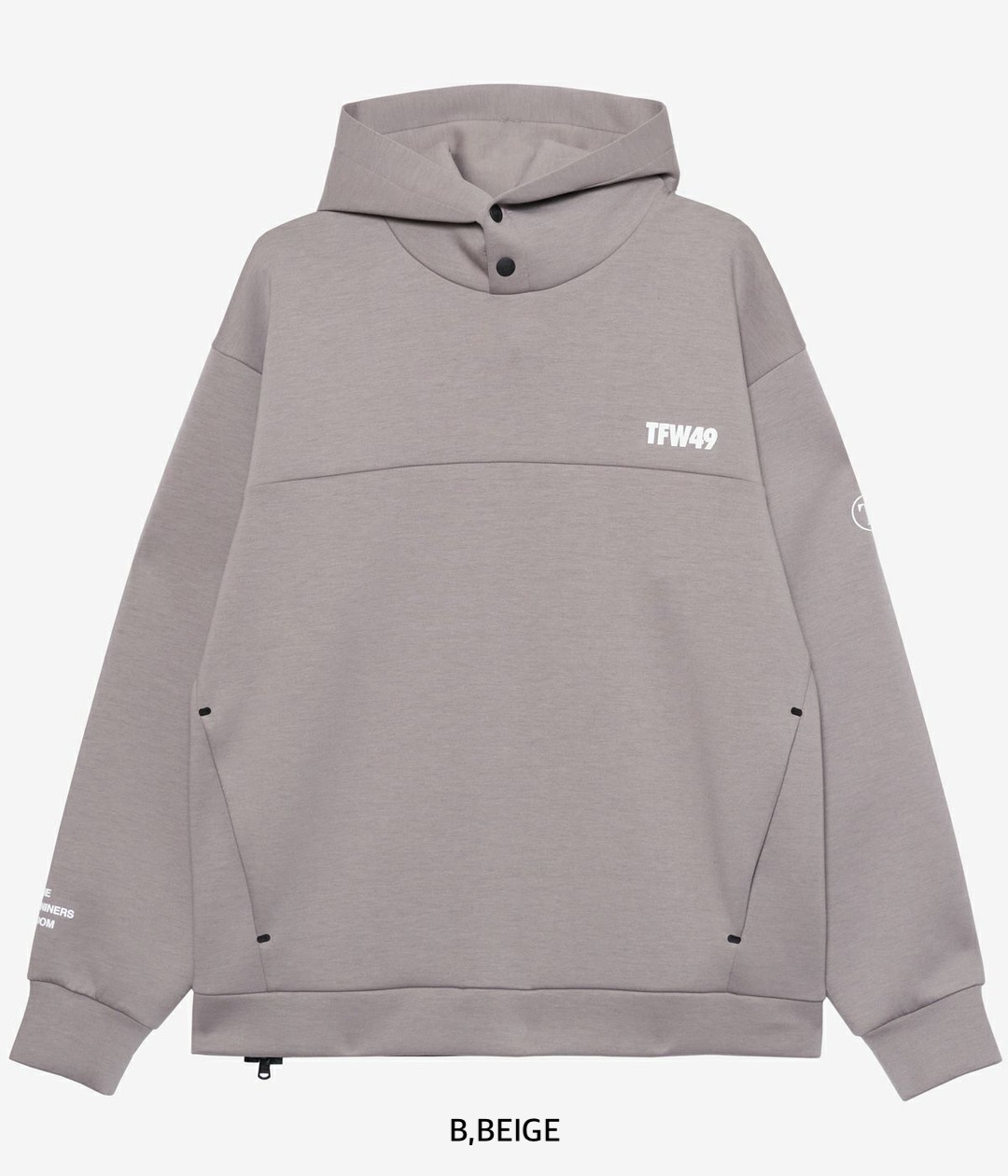 メンズウェア TFW49 CARDBOARD MATERIAL HOODIE TFW49 - CARDBOARD MATERIAL HOODIE | パーカー | ブラック
