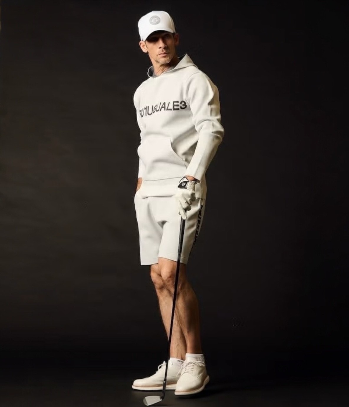 1PIU1UGUALE3 GOLF / GRK092-GPE044 / 113 GOLF KNIT PARKER /WHITE