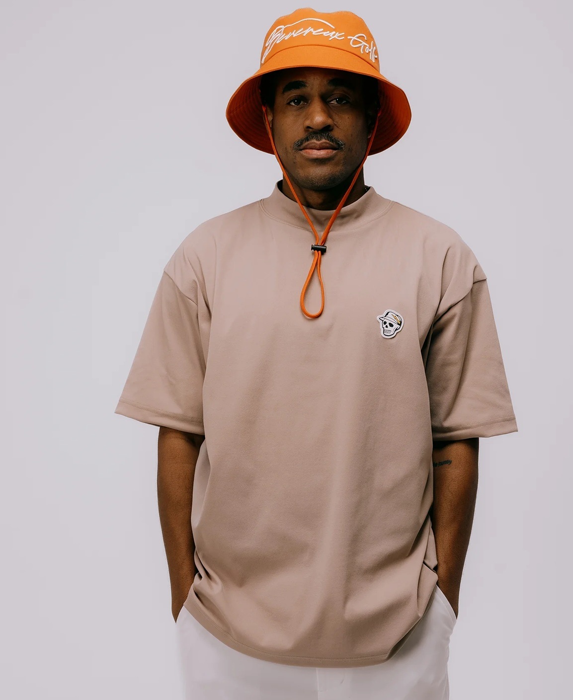 DEVEREUX GOLF / DVG SEASONAL MOCK T 075762020-MUSHROOM | DEVEREUX