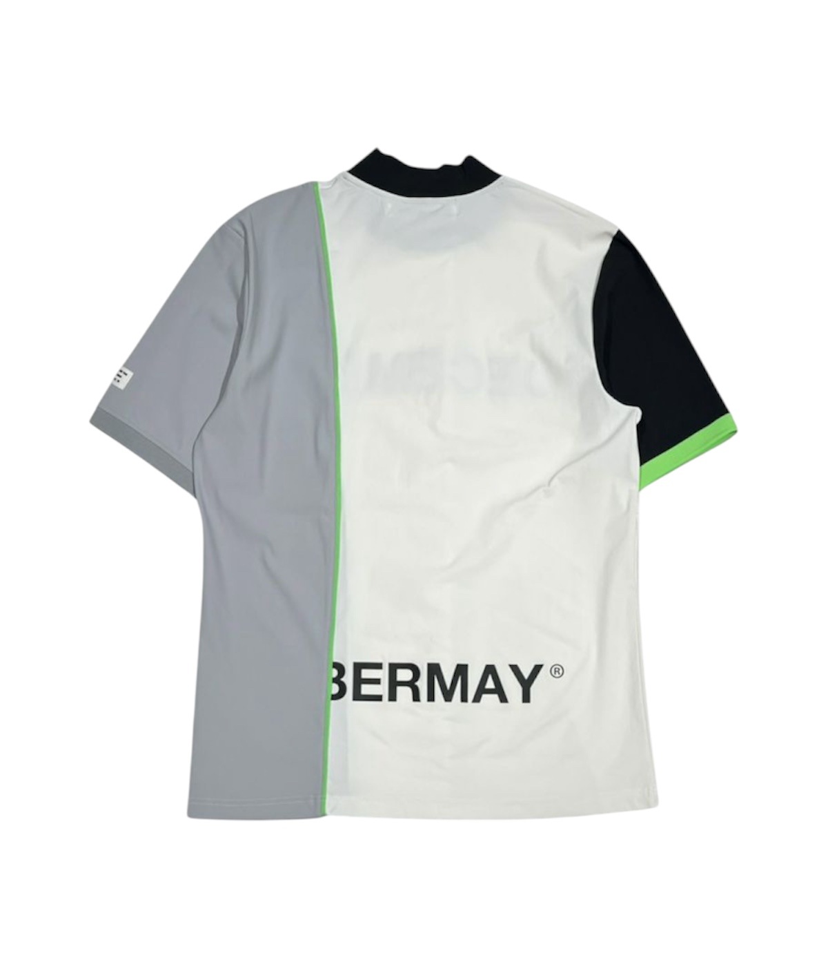 DECEMBERMAY /1-505-0152 /Bi-color logo mock neck half sleeve