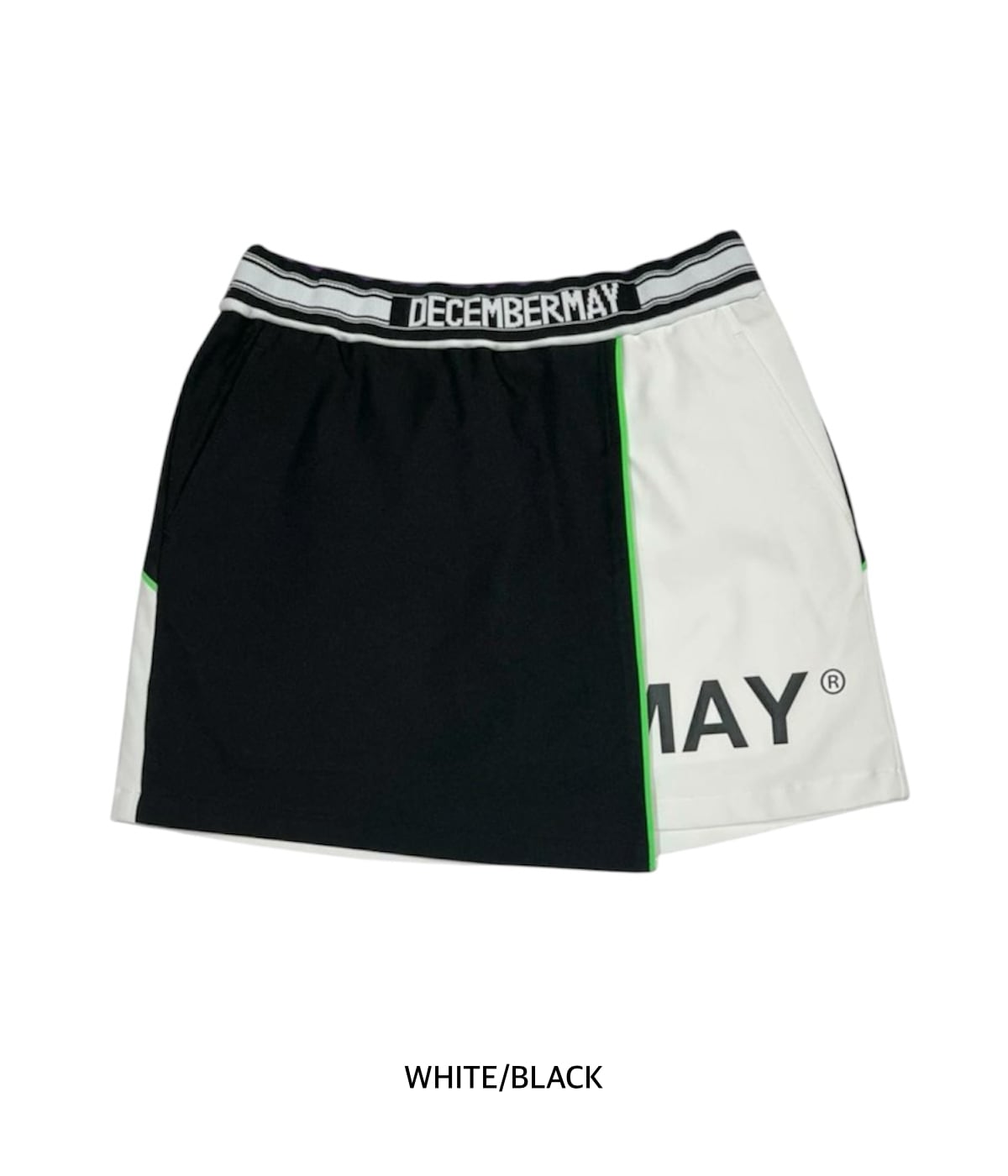 美品　DECEMBERMAY ゴルフスカート DECEMBERMAY/ 2-505-2553 /Bi-color logo skirt/WOMEN | BRAND