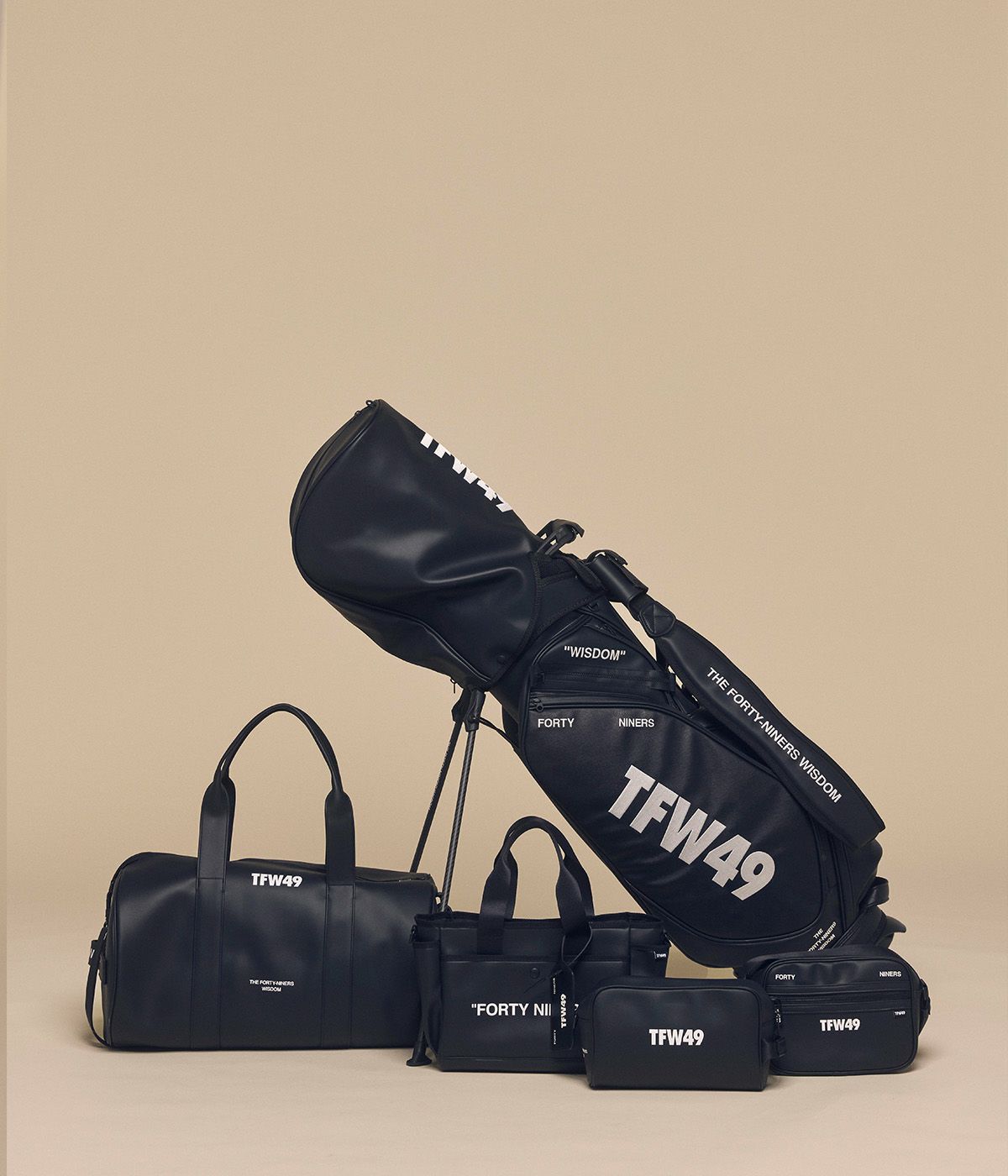 新品☆TFW49☆LEATER CADDIE BAG TFW49 / T132510009 / LEATER CADDIE BAG /BLACK | BRAND,TFW49