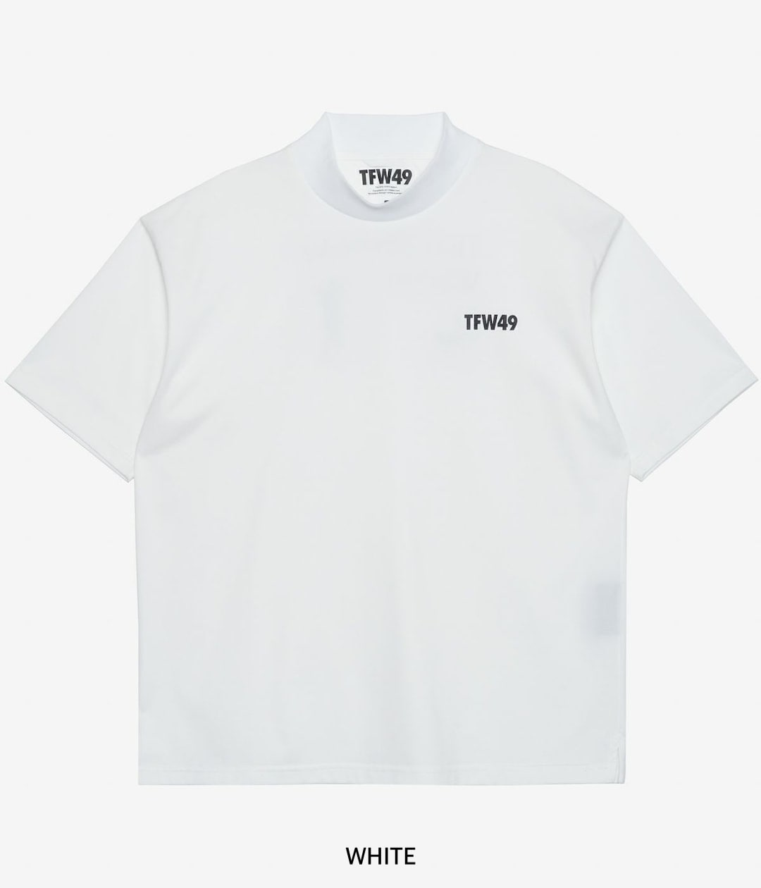 TFW49 ロゴ Tシャツ ホワイト【限定商品】 XLサイズ TFW49 / T102520002 / HALF MOCKNECK TEE（3色） | BRAND,TFW49