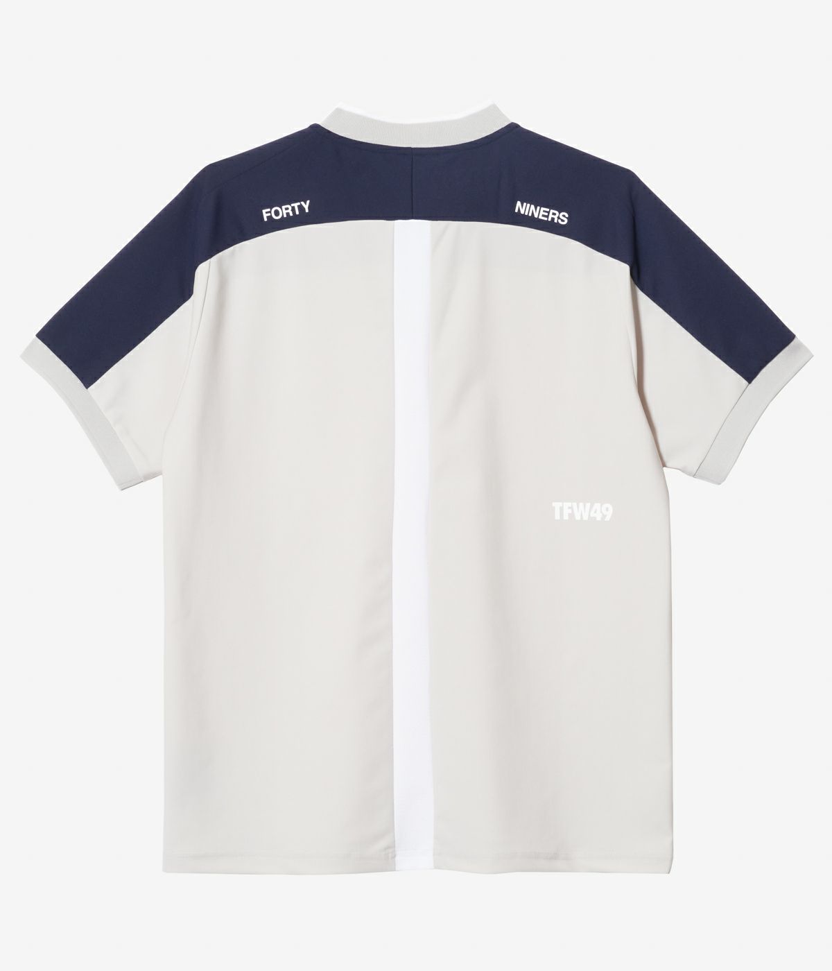 TFW49 T102510032 サイドメッシュシャツ 新品未使用 サイズL TFW49 / T102510032 / SIDE MESH COLLAR LESS POLO (2色