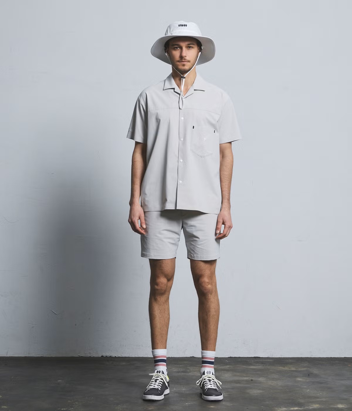 TFW49 / T062610004 / COMBINATION OPEN COLLAR SHIRTS (2色) | BRAND