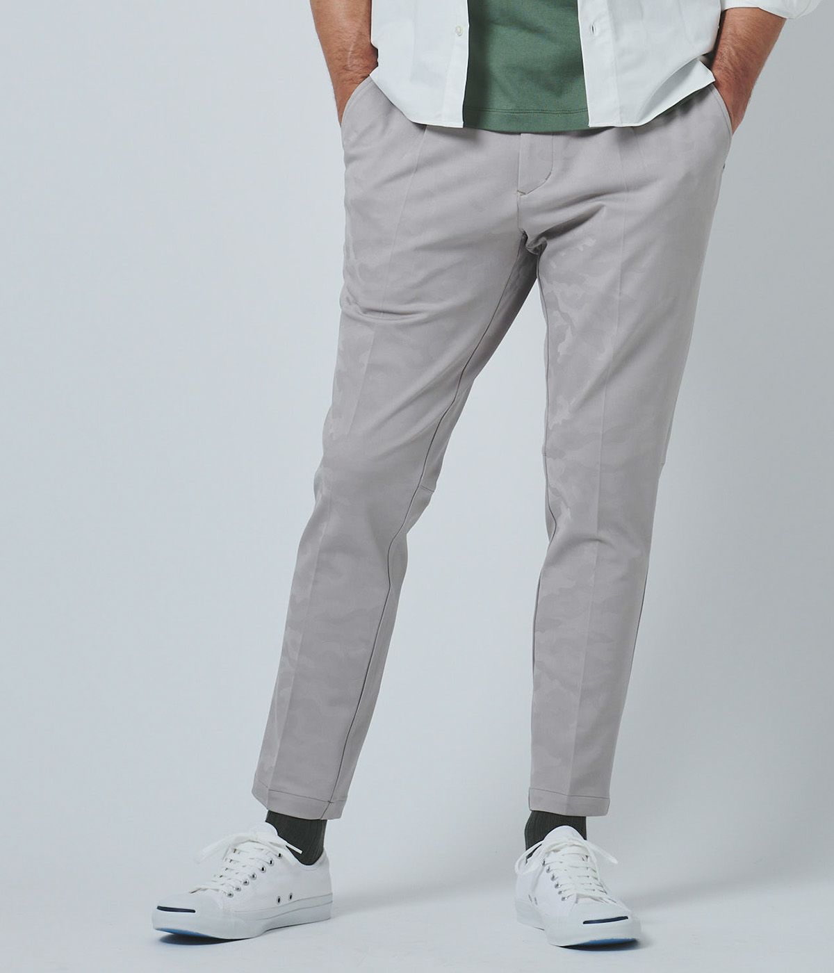 定価3万 junhashimoto AIR LINEN EASYTUCKパンツ4