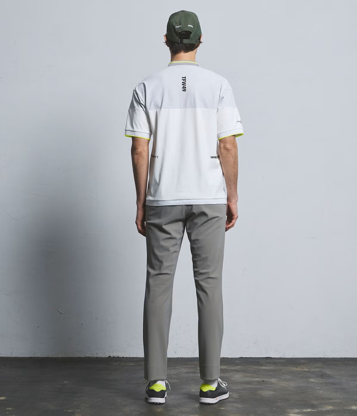 TFW49 / T102610021 / PANEL COLLAR LESS POLO (2色) | MEN | ゴルフ