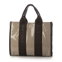 ソフトエナメル　ロゴテープ2WAYトートバッグ　Mサイズ