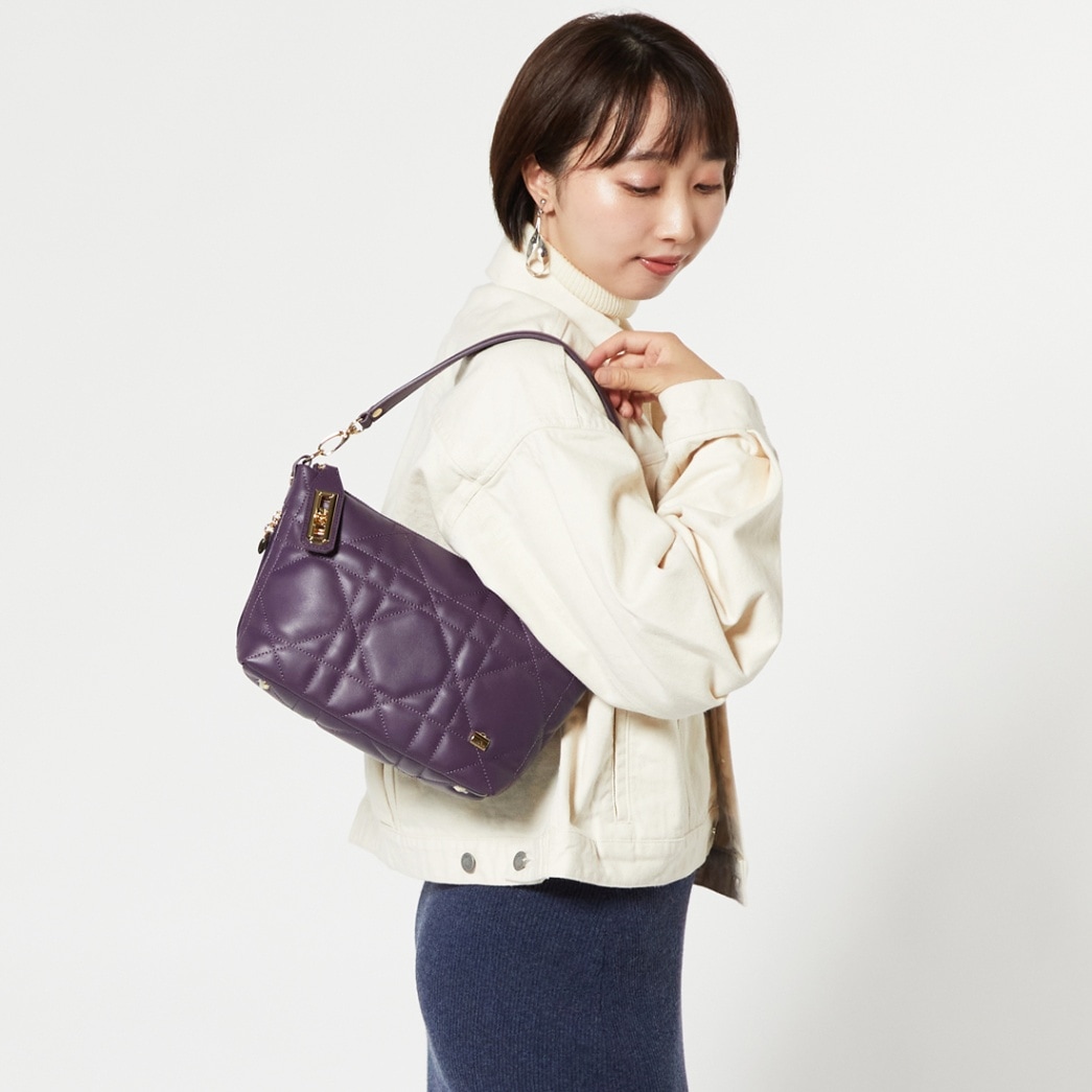 LA BAGAGERIE ショルダーバッグ バッグ シープキルティング 2WAY