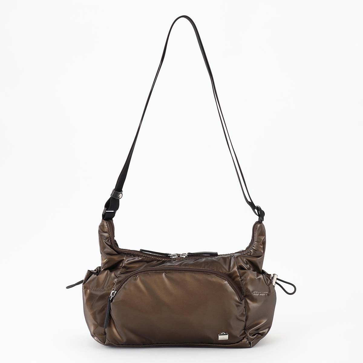 メタリックドロストポケット　ミニショルダーバッグ