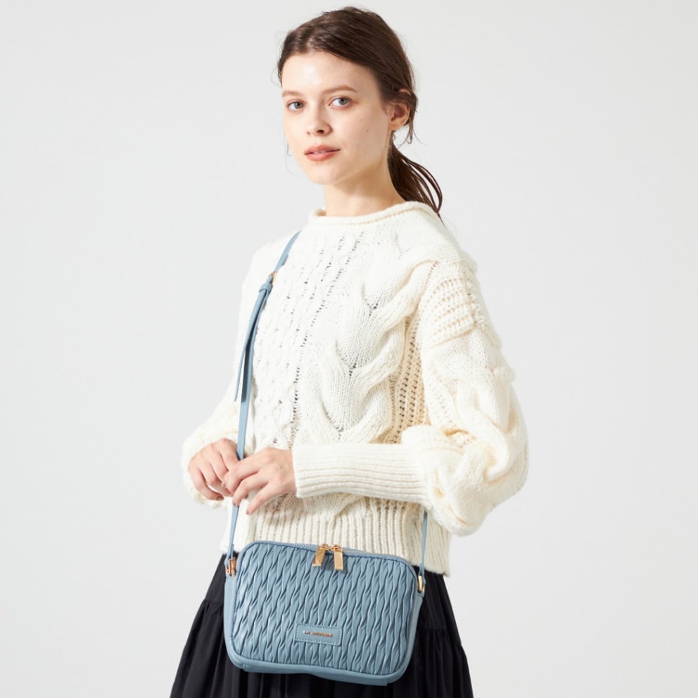 ランダムプリーツショルダーバッグ