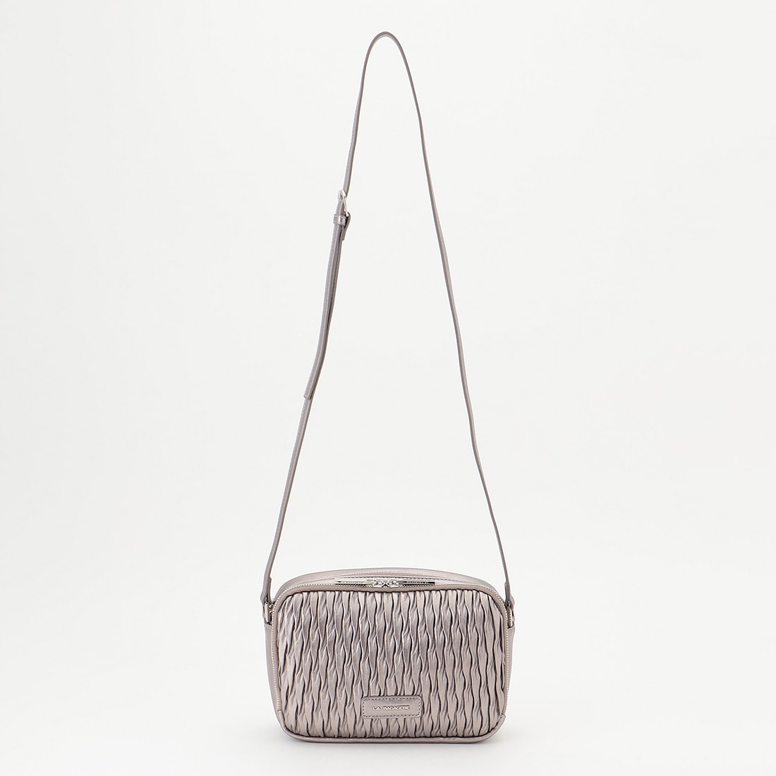 ランダムプリーツショルダーバッグ