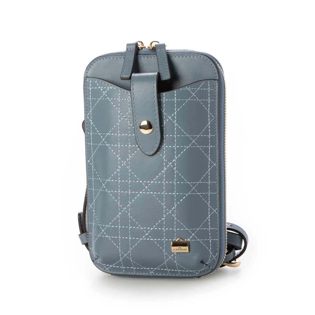 レザーステッチ マルチポシェット