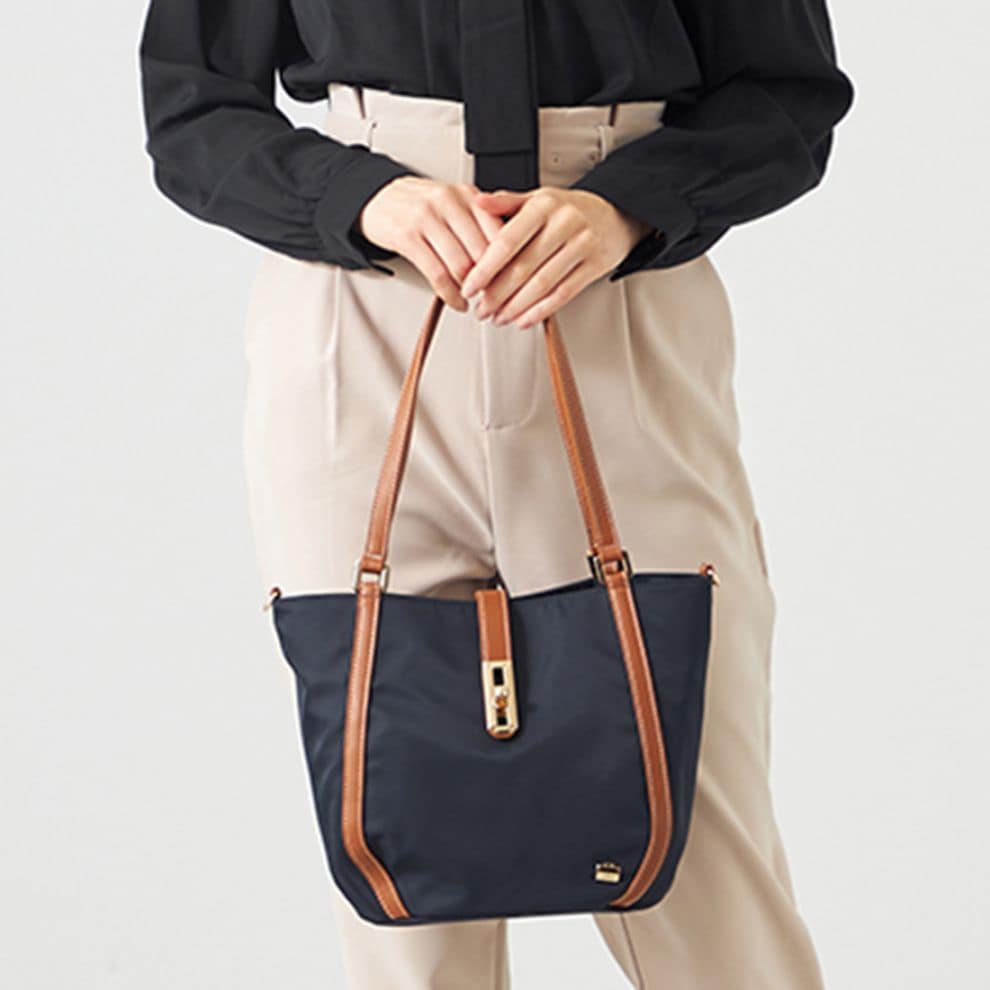 ひねり金具付きエレガンストート　Sサイズ