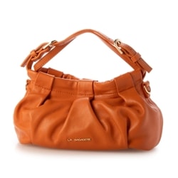 シープレザー　ギャザーミニマムバッグ