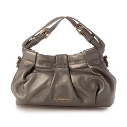 シープレザー　ギャザーミニマムバッグ